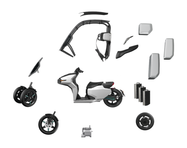 Scotter Exploded View Explore E-Scooter Series | project urban 2|3 - electric vehicles